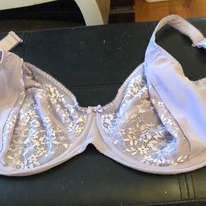 I am selling a beneath it all bra used one time size 38H light purple lace bra